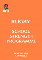 RFU Year 11 Strength Programme